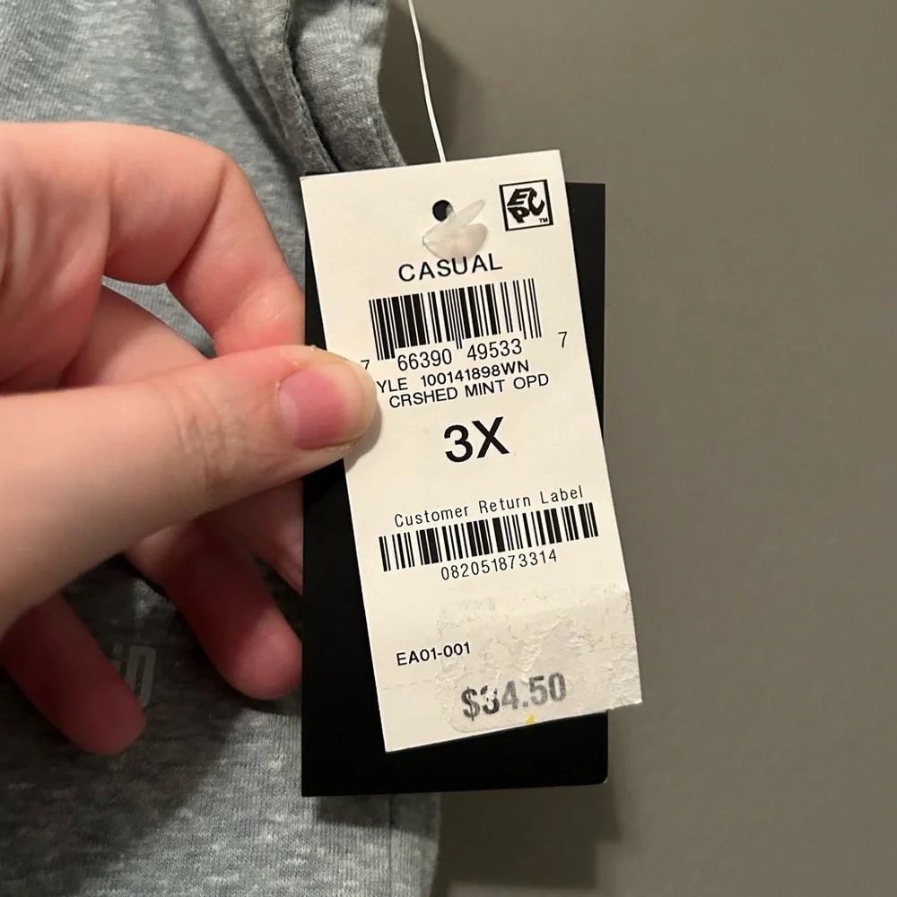 NWT Ideology Sz 3X Women’s Lightweight Joggers w/ Pockets in Crushed Mint Green! - Picture 4 of 11